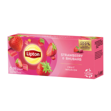 LIPTON Eper-rebarbara gyümölcstea 20 filter tea