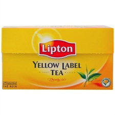 LIPTON Fekete tea, 25x2 g, LIPTON "Yellow label" tea