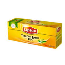 LIPTON Yellow label 25x2g filteres fekete tea tea