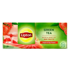 LIPTON Zöld tea LIPTON Málna-Eper 25 filter/doboz tea