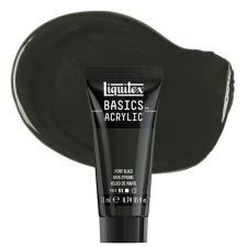 Liquitex Basics akrilfesték, 22 ml - 244, ivory black akrilfesték
