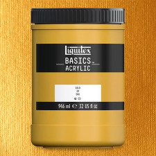 Liquitex Basics akrilfesték, 946 ml - 051, gold akrilfesték