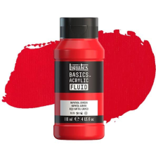 Liquitex Basics Fluid akrilfesték, 118 ml - 292, naphthol crimson akrilfesték