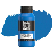 Liquitex Basics Fluid akrilfesték, 118 ml - 470, cerulean blue hue akrilfesték