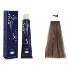 Lisap Lisap Easy Absolute ammónia rezorcin és PPD mentes hajfesték, 7/08 hajfesték, színező