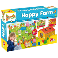 Lisciani (304-72248) Boldog farm 17 darabos puzzle puzzle, kirakós