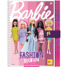 Lisciani: Barbie Fashion Look Book - Divattervező Vázlatfüzet kreatív és készségfejlesztő
