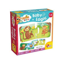 Lisciani Carotina baby puzzle - Állatok és kicsinyeik puzzle, kirakós