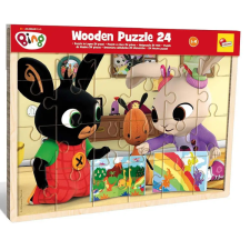 Lisciani Giochi Bing és barátai 24db-os fa keretes puzzle - Lisciani puzzle, kirakós