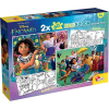 Lisciani Giochi Disney Encanto 2 az 1-ben maxi 2x60db-os puzzle és színező 50x35cm - Lisciani
