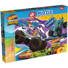 Lisciani Giochi Hot Wheels Monster trucks 48db-os puzzle 35x25cm - Lisciani puzzle, kirakós