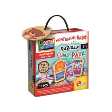 Lisciani Montessori baby fa puzzle - Vidámpark puzzle, kirakós