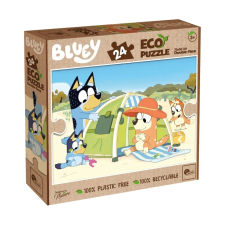 Lisciani Puzzle Eco Maxi 24 db-os és színező - Bluey, nyári vakáció puzzle, kirakós