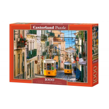 liszaboni villamosok puzzle 1000 darabos puzzle, kirakós