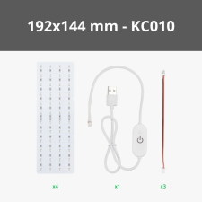  Lithophane LED Backlight Board Kit 192*144mm - KC010 nyomtató kellék