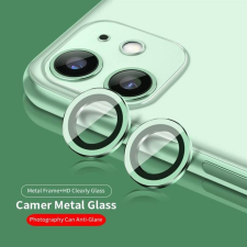 Lito Apple iPhone 11 Lito S+ 3D Fém Kamera Védő Üvegfólia - Zöld mobiltelefon kellék