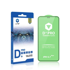 Lito Apple iPhone 15 Pro Lito D+ PRO 2.5D Full Üvegfólia - Fekete mobiltelefon kellék