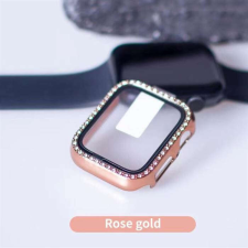 Lito iWatch 1/2/3 42mm Lito S+ Köves Üveg Előlap - Rose Gold okosóra kellék