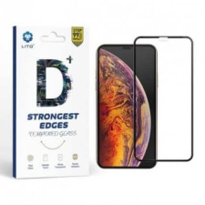 Lito Samsung A8 Plus 2018 Lito D+ 2.5D Full üvegfólia - Fekete mobiltelefon kellék