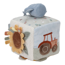  Little Dutch készségfejlesztő plüss kocka - Little Farm készségfejlesztő