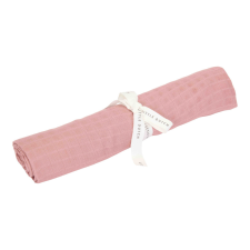 Little Dutch muszlin textilpelenka 120x120 cm Pure Pink Blossom mosható pelenka