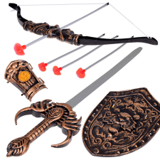  Little Knight attribútumkészlet kardíj pajzs ZA5291 jelmez