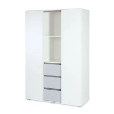  Little Sky Dalia 2 ajtós 3 fiókos szekrény - fehér &amp;amp; szürke gyermekbútor