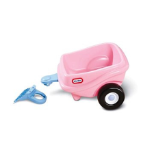 Little Tikes Pink Cozy Coupe pótkocsi lábbal hajtható járgány