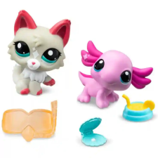 Littlest Pet Shop LPS - Cica és axolotl figuraszett játékfigura