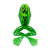 LiveTarget 2” FREESTYLE FROG 2.0 GREEN / YELLOW 50 MM  FLOATING