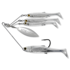  LIVETARGET MINNOW SPINNER RIG PEARL WHITE/SILVER SMALL 11 G horgászkiegészítő