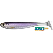 LiveTarget SLOW-ROLL SHINER PADDLE TAIL SILVER/PURPLE 100 MM horog
