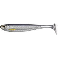 LIVETARGET SLOW-ROLL SHINER PADDLE TAIL SILVER/SMOKE 85 MM horgászkiegészítő