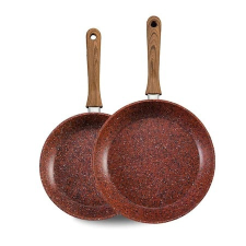 Livington Copper and Stone Pan serpenyő tapadásmentes 24 cm + 28 cm edény