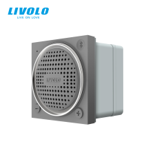 LIVOLO C7BSPS LIVOLO Bluetooth vezeték nélküli hangszóró, ezüst hordozható hangszóró