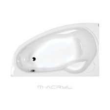 Liza aszimmetrikus akril kád 140x90 balos kád, zuhanykabin