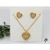  Liza gold filled szett nyaklánc ,fülbevaló-18K -CMJ