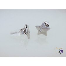  Lizel antiallergén csillag fülbevaló-ródium fülbevaló