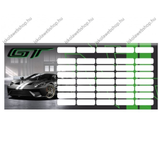 Lizzy Card Ford GT Green mini órarend órarend