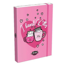 Lizzy Card Füzetbox LIZZY CARD A/4 Kittok Heart Kitty füzetbox