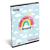 Lizzy Card Happy Rainbow: Szivárvány mintás szótárfüzet, A5