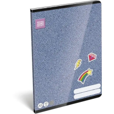 Lizzy OJS Girl 22969003 FSC A5 40 lapos tűzött kockás füzet kábel és adapter
