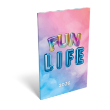 Lizzy Trade Kft. Bizományos Lizzy A6 tűzött zsebnaptár 2026 FLOW határidőnapló