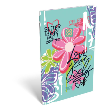 Lizzy Trade Kft. Bizományos Lizzy A6 tűzött zsebnaptár 2026 LOVE WINS határidőnapló