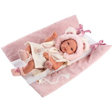 Llorens 63544 New Born Kislány - Élethű játékbaba teljesen vinyl testtel - 35 cm élethű baba