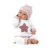 Llorens 63648 New Born - élethű játékbaba hangokkal és puha szövet testtel - 36 cm