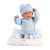 Llorens 84453 NEW BORN - valósághű baba baba, hangos és puha szövetből, 44 cm