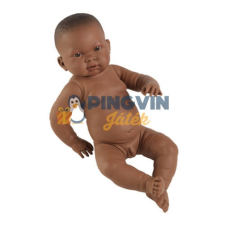 Llorens - Fiú csecsemő baba néger 45cm baba