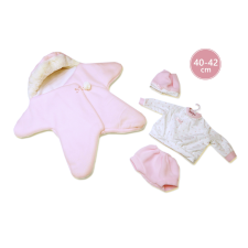 Llorens újszülött baba öltöztető készlet 40-42 cm-hez játékbaba felszerelés
