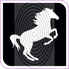  Ló (css0009_5) csillámtetoválás